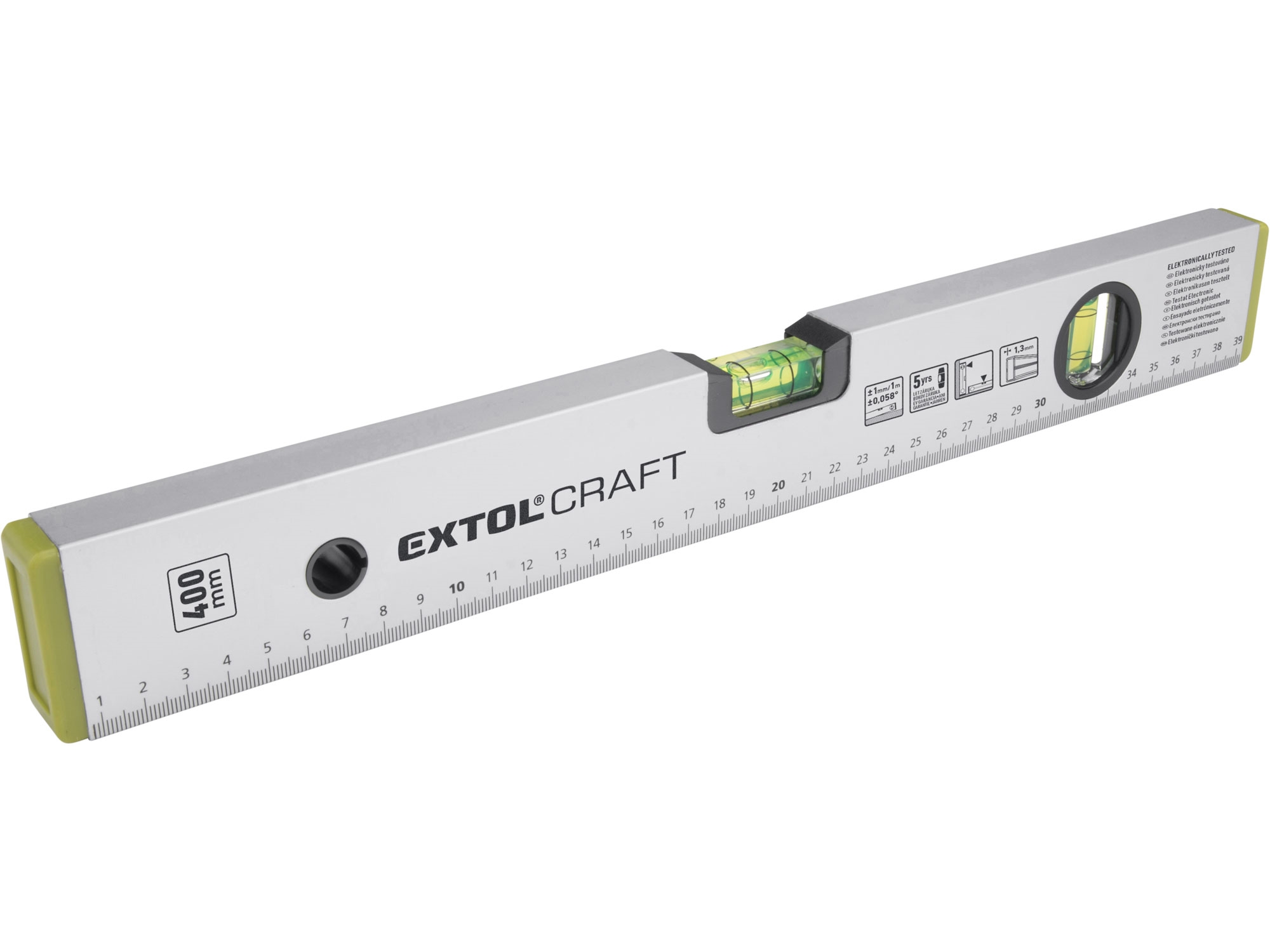 Vodováha kovová, 400mm, EXTOL CRAFT