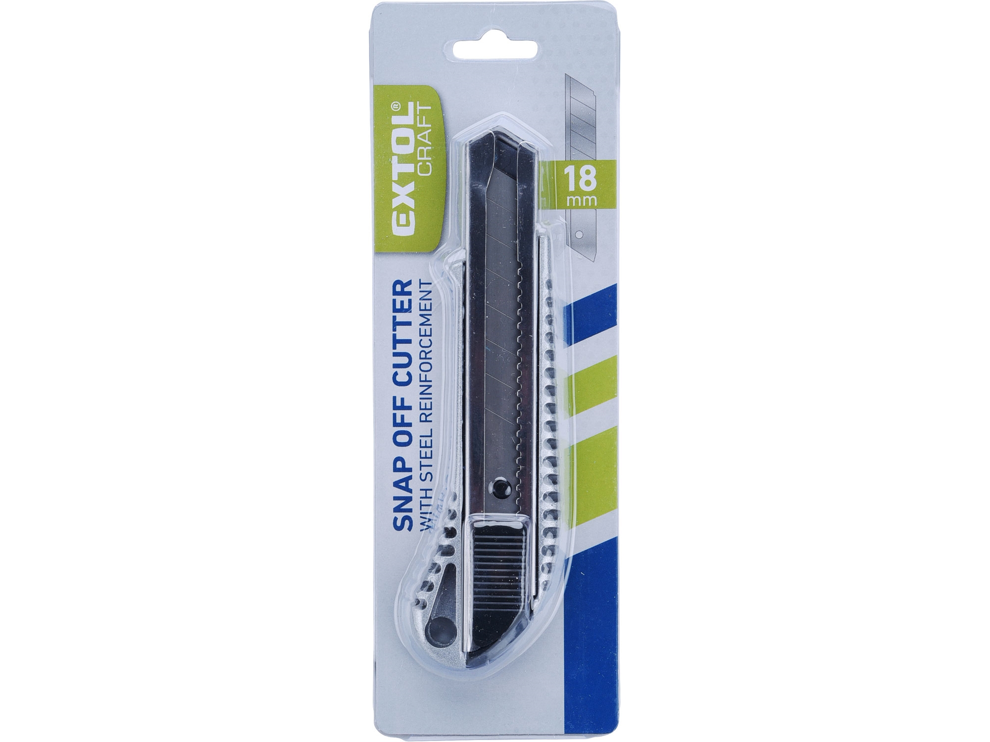 Celokovový ulamovací nůž 18 mm EXTOL CRAFT Auto-lock