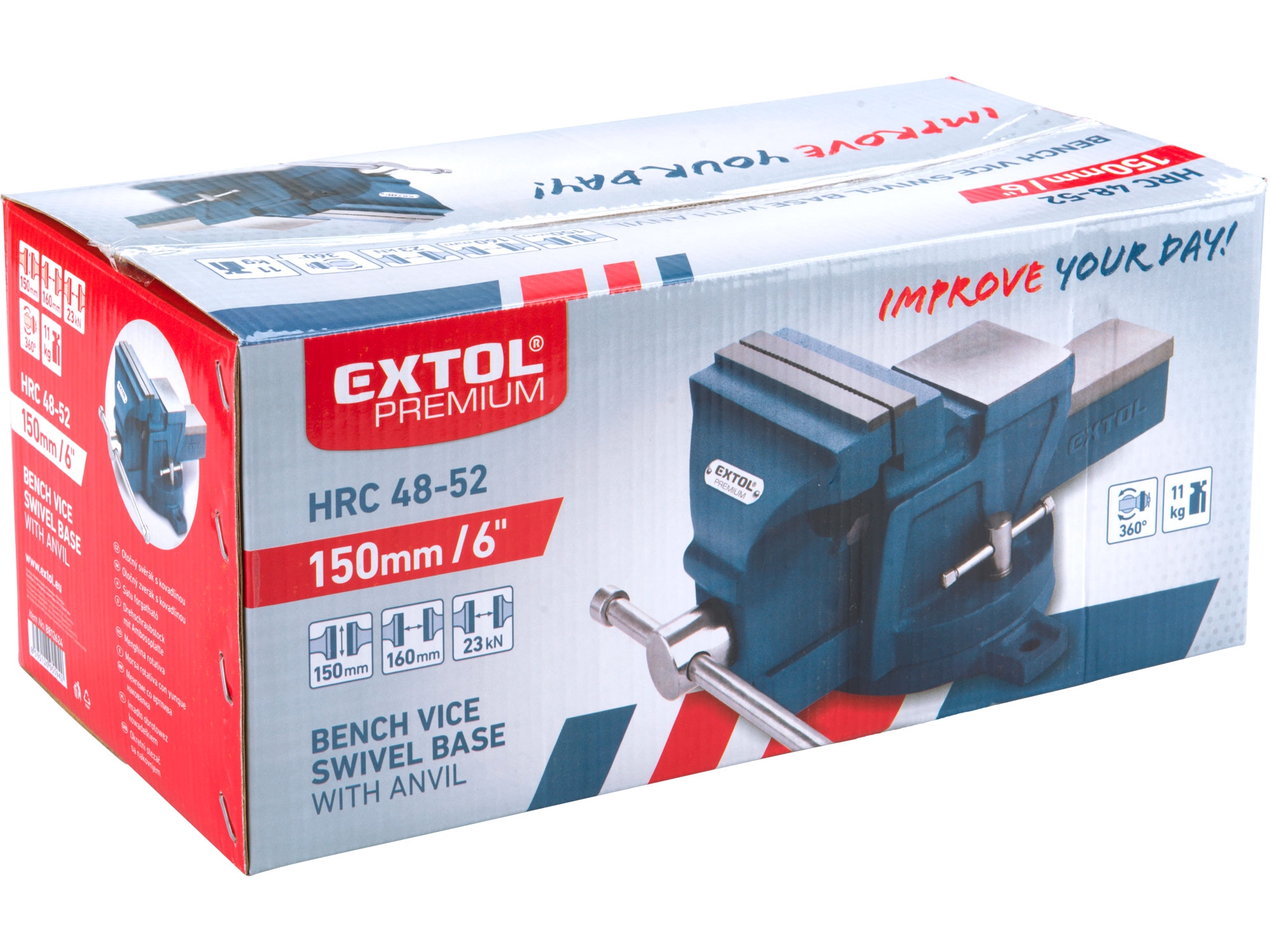 Extol Premium 8812624 svěrák otočný 150mm