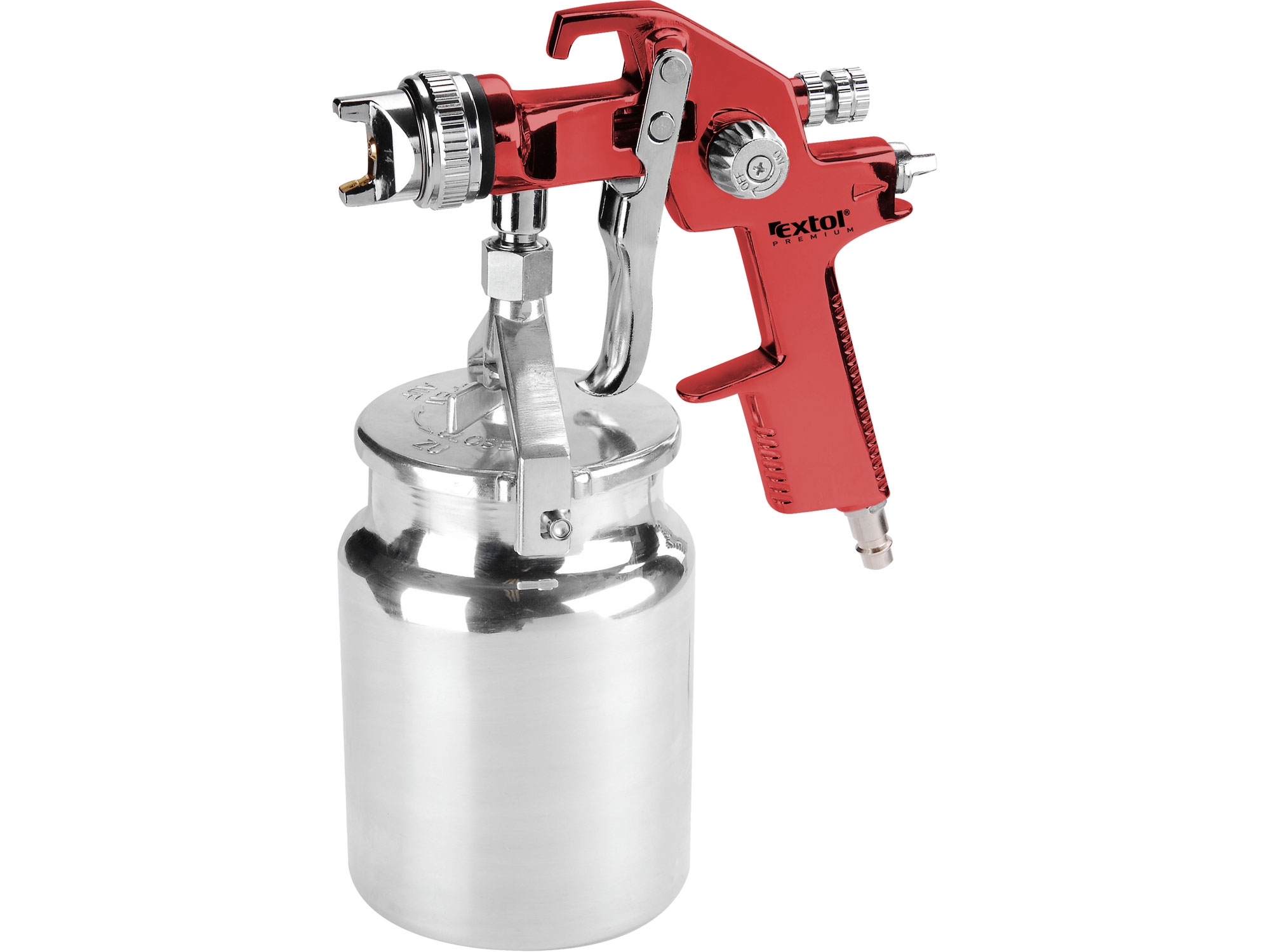 pistole stříkací HVLP, se spodní nádobkou 1000ml, EXTOL PREMIUM
