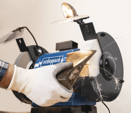 Dvoukotoučová bruska Scheppach BG 200 AL