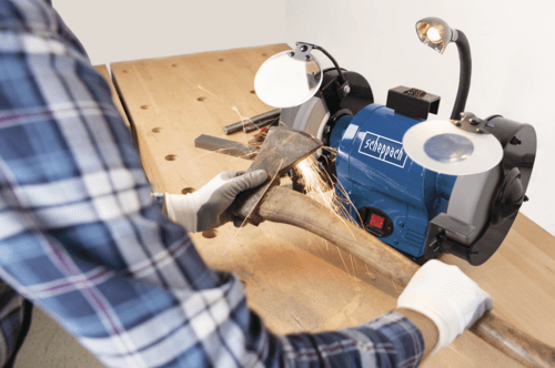 Dvoukotoučová bruska Scheppach BG 150