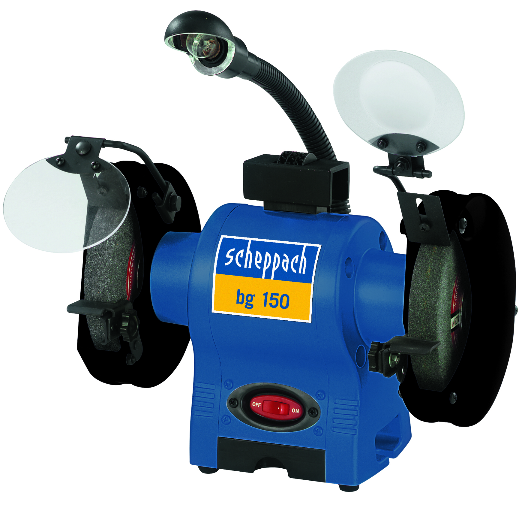 Dvoukotoučová bruska Scheppach BG 150