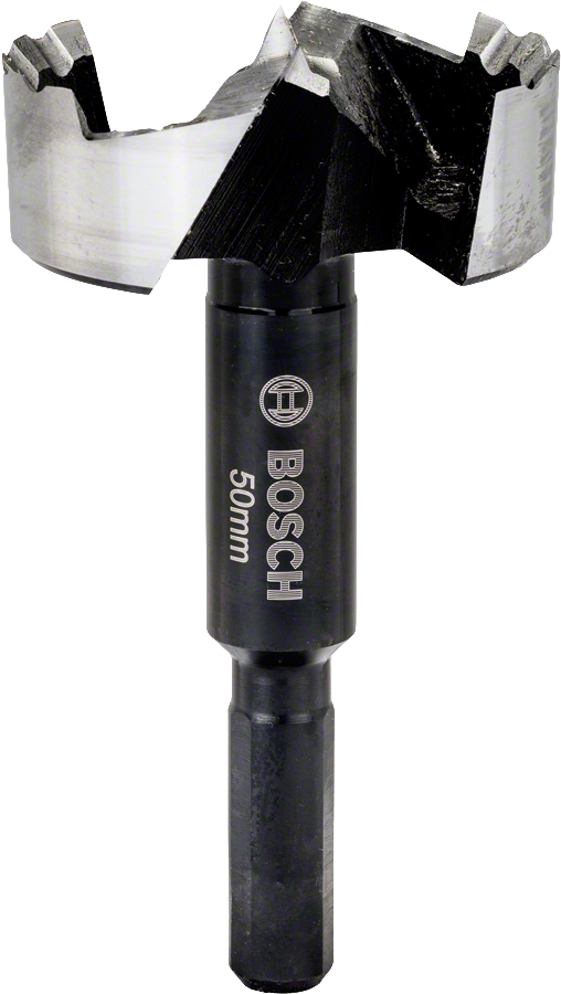 Bosch Forstnerův vrták 50 mm 50 x 90 mm, d 10 mm, toothed-edge 2608577021 Dostupné varianty: Forstnerův vrták Bosch Toothed rim ø 50 mm