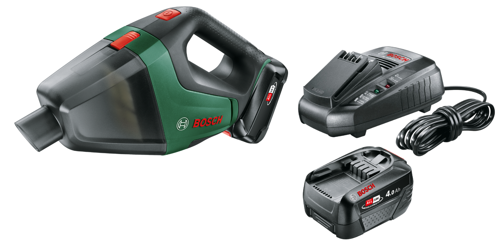 Bosch UniversalVac 18 0.603.3B9.102 Dostupné varianty: Aku vysavač Bosch UniversalVac 18V + 1x4 Ah +  AL 1830 CV