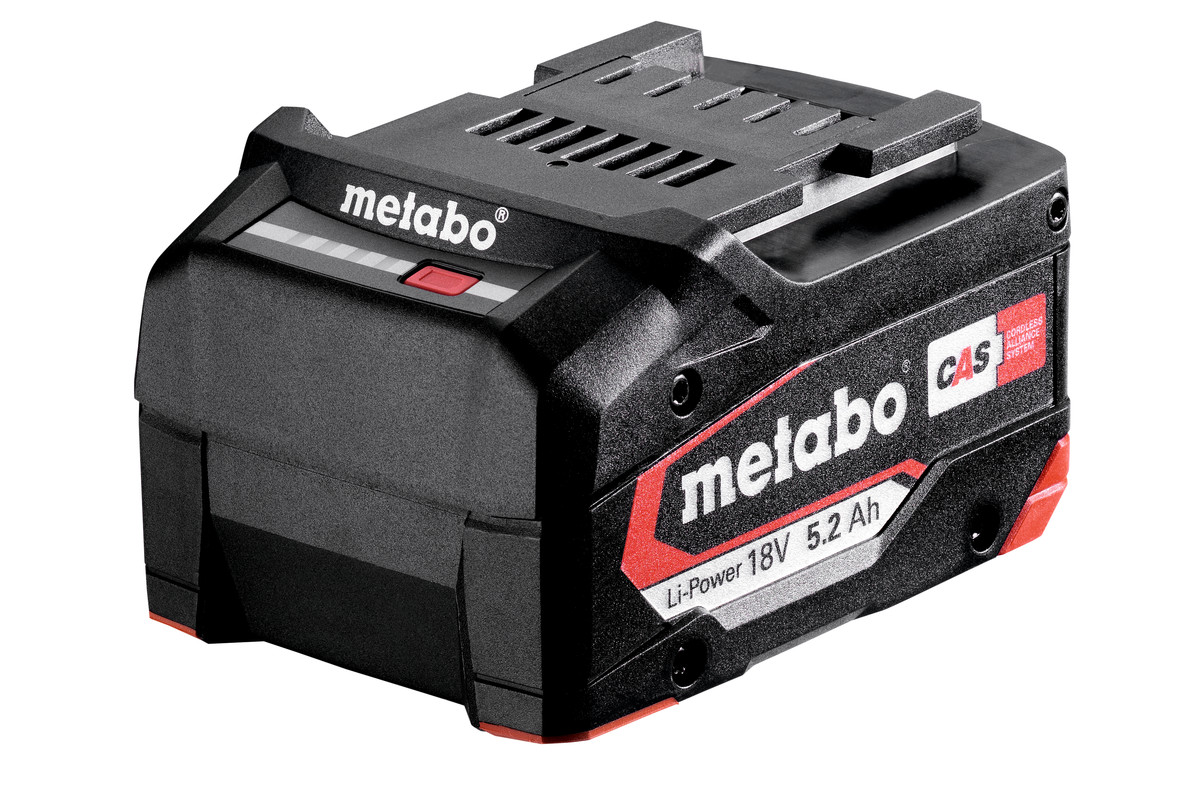 Metabo 18 V, 5,2 Ah, Li-Power 625028000