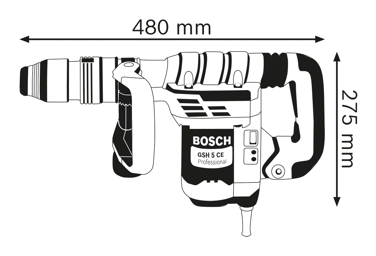 Bosch GSH 5 CE 0.611.321.000 (obrázek 6)
