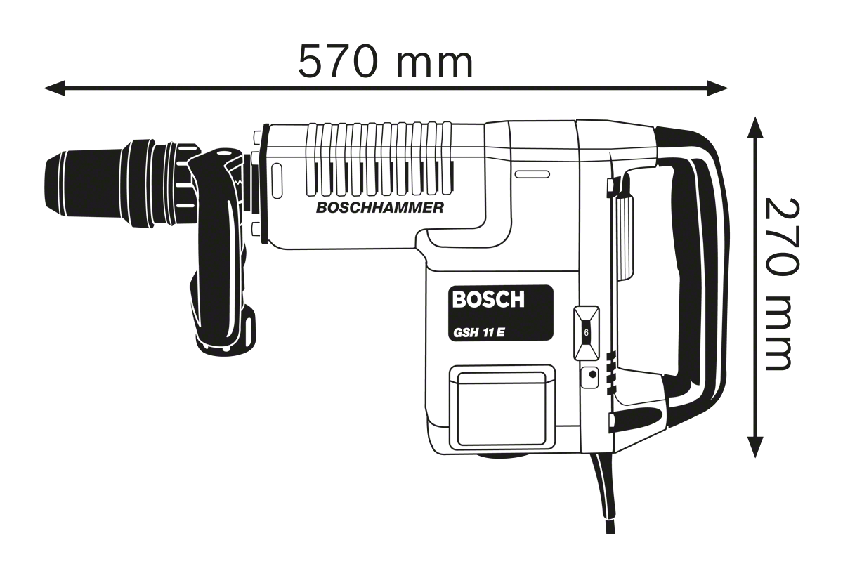 Bosch GSH 11 E 0.611.316.708 (obrázek 5)