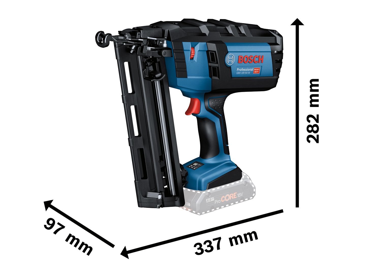 Bosch Professional GNH 18V-64 L 0.601.481.101 (obrázek 3)