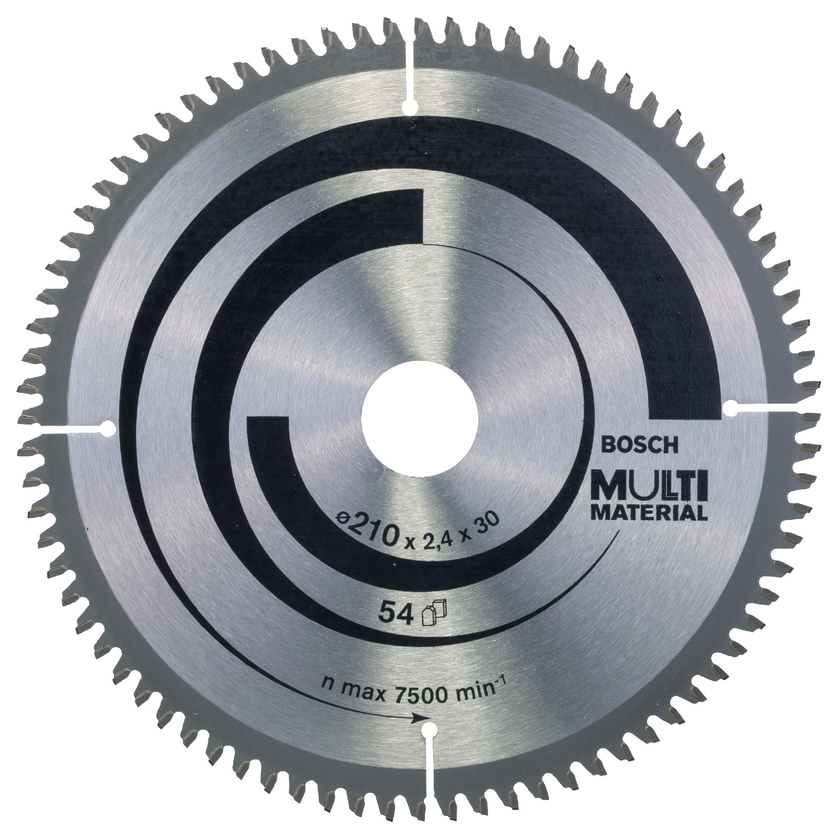 Pilový kotouč Bosch Standard for Multi Material 210x30 mm/80z.