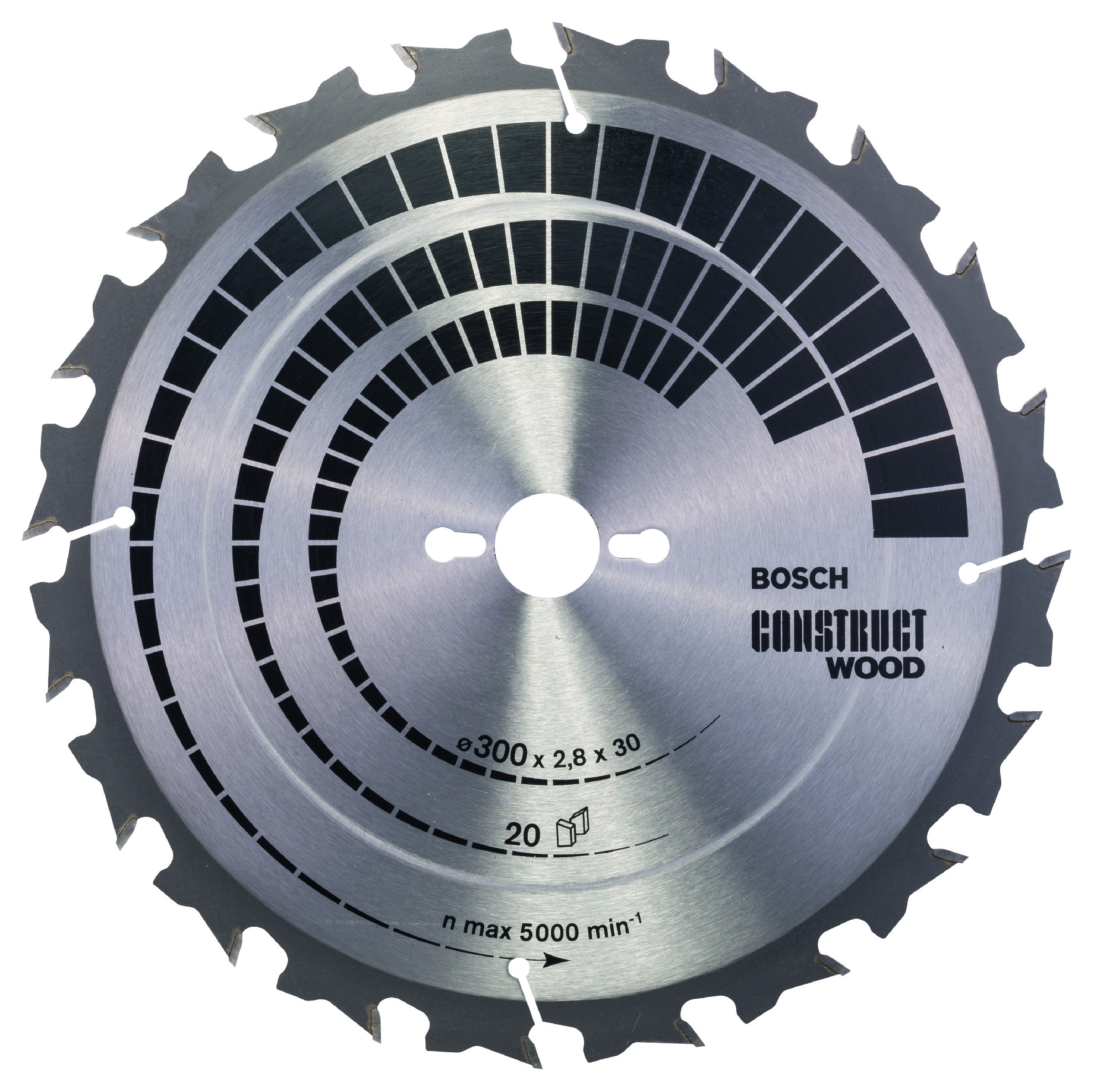 Pilový kotouč Bosch Construct Wood 300x30 mm/20z.