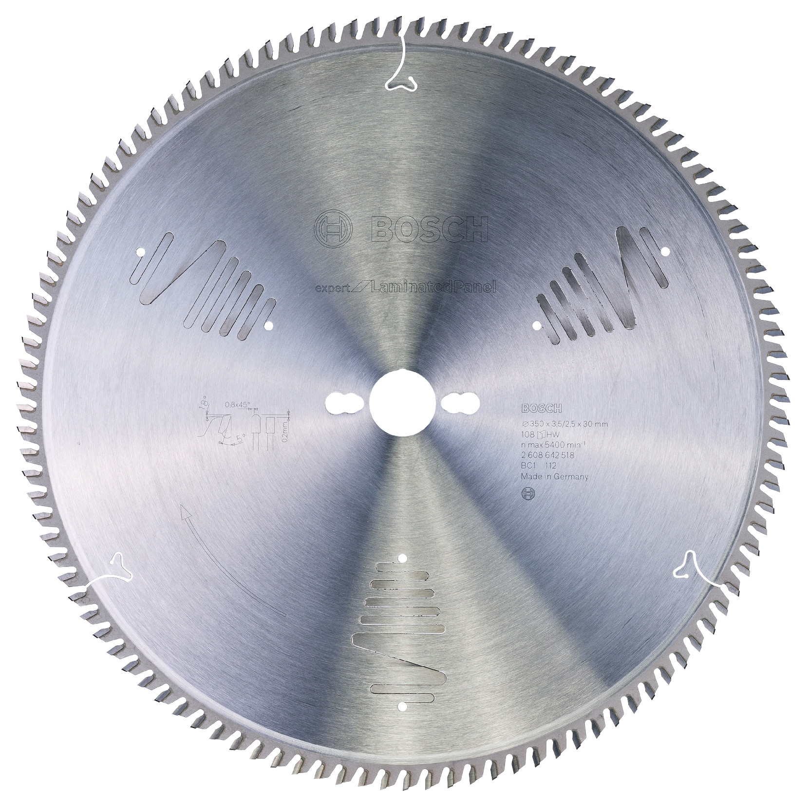 Pilový kotouč Bosch Expert for Laminated Panel 350x30 mm/108z.