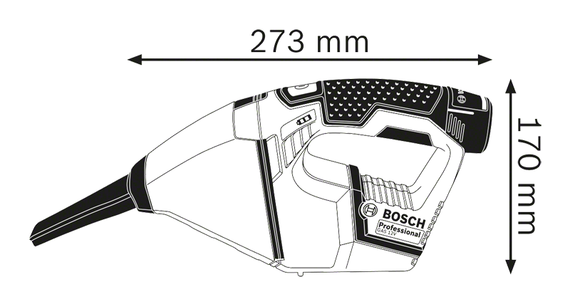 Bosch GAS 12 V 0.601.9E3.000