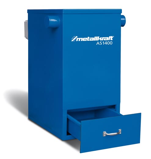 Metallkraft® Odsávání AS 1400 pro pásové brusky na kov