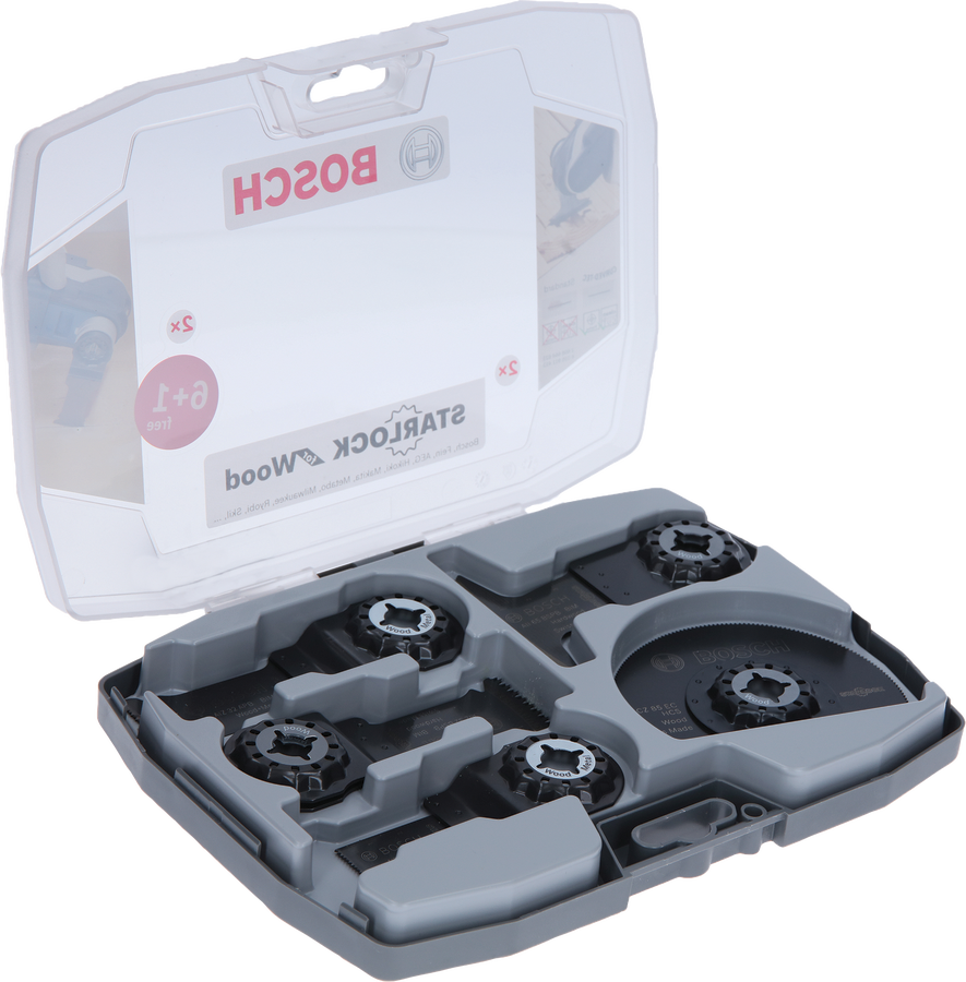 Sada na dřevo (7 ks) pro multifunkční nářadí Bosch Starlock