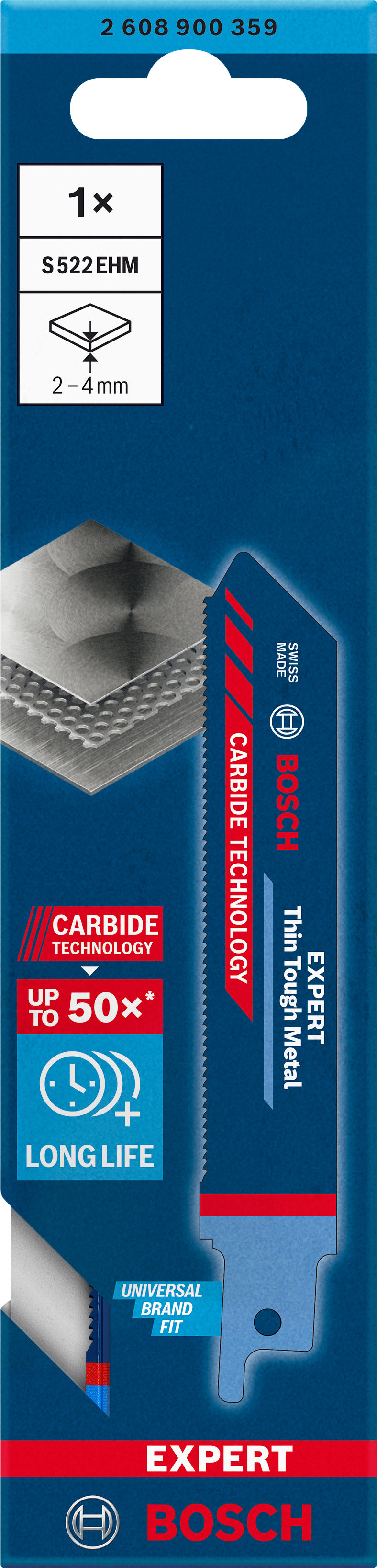 Pilový list Bosch EXPERT Thin Tough Metal S 522 EHM (obrázek 3)