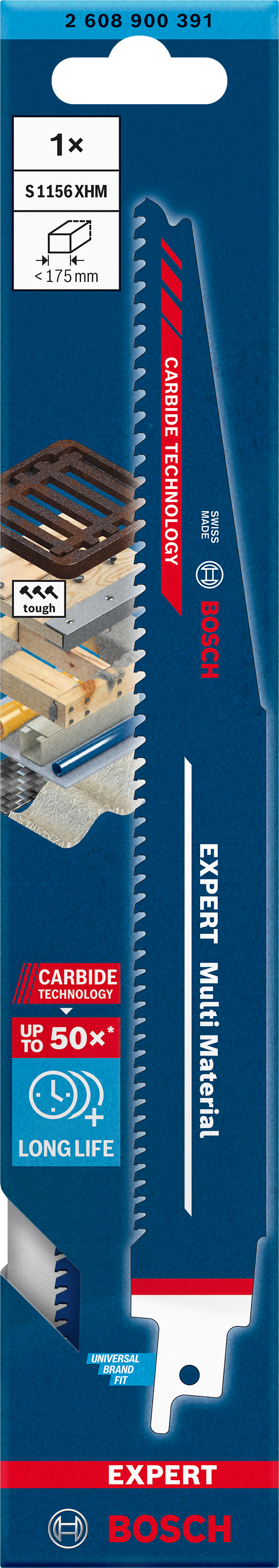 Pilový list do pily ocasky Bosch EXPERT Multi Material S 1156 XHM (obrázek 3)