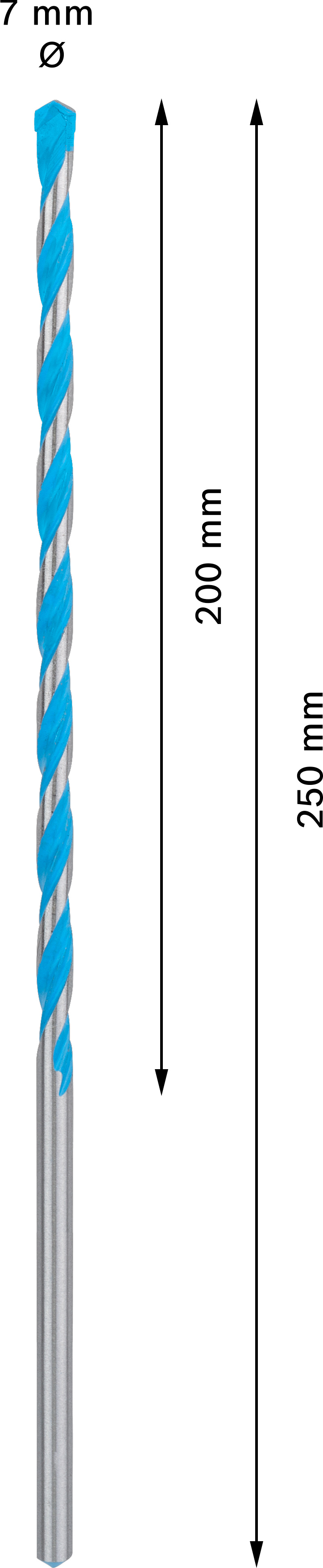 Víceúčelový vrták CYL-9 Bosch EXPERT MultiConstruction Dostupné varianty: Víceúčelový vrták CYL-9 Bosch EXPERT MultiConstruction 9x80x120 mm