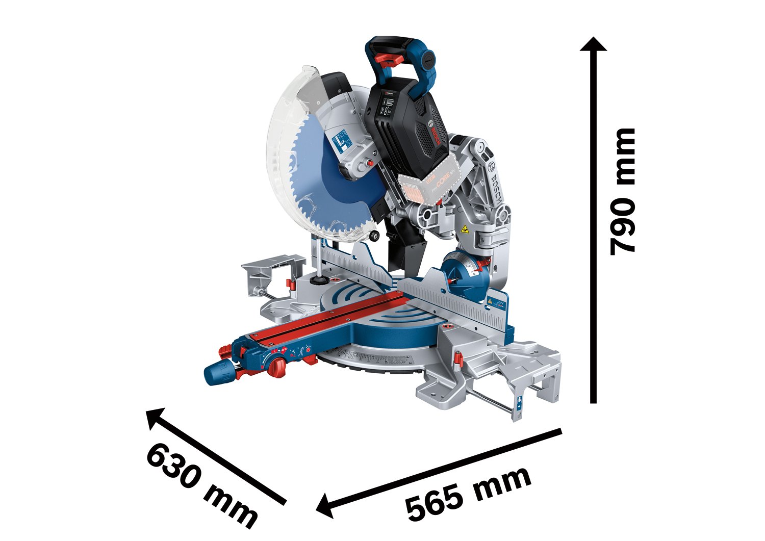 BOSCH GCM18V-305 GDC BiTurbo 0.601.B43.000 (obrázek 3)
