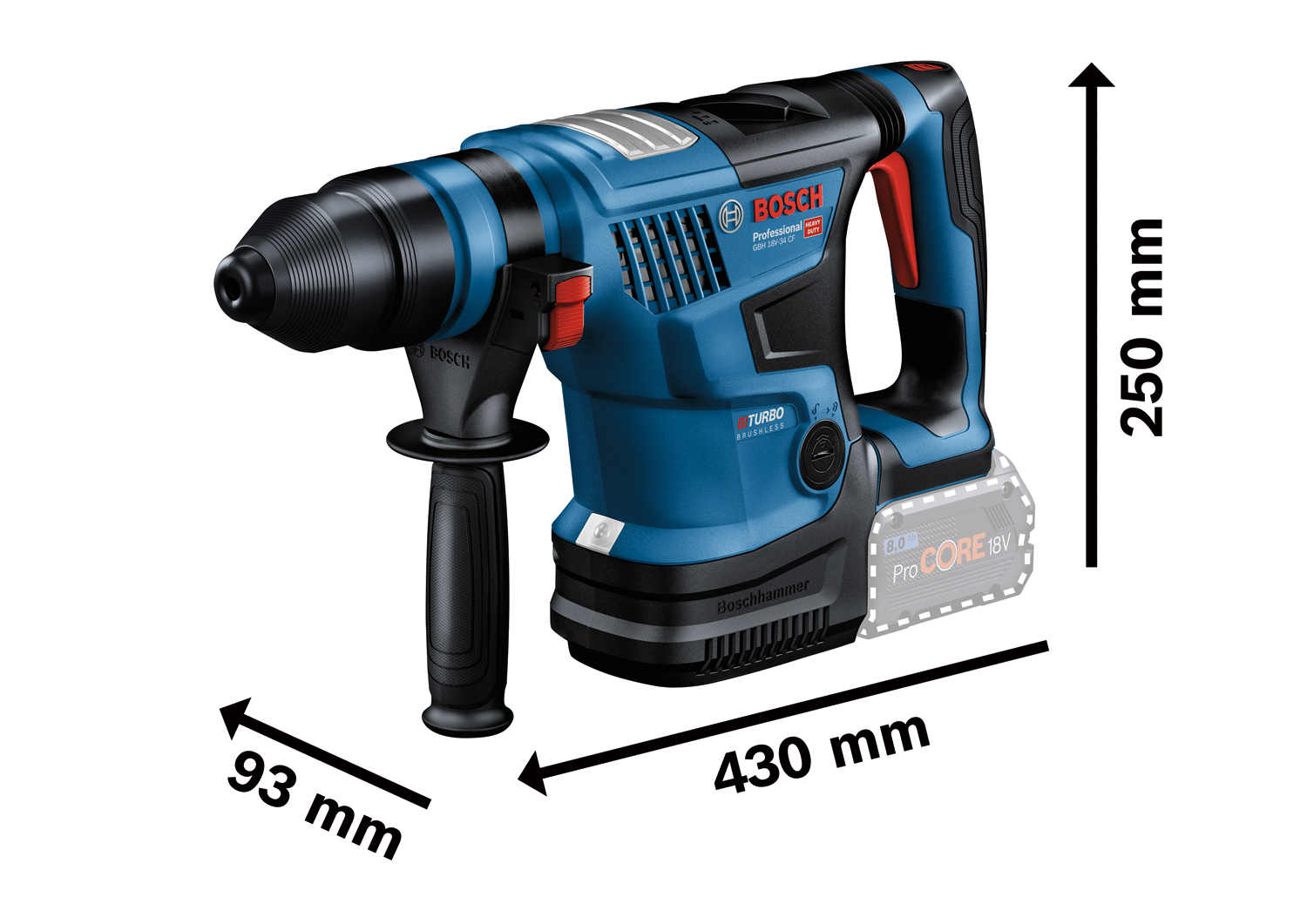 Bosch GBH 18V-34 CF Professional 0.611.914.021