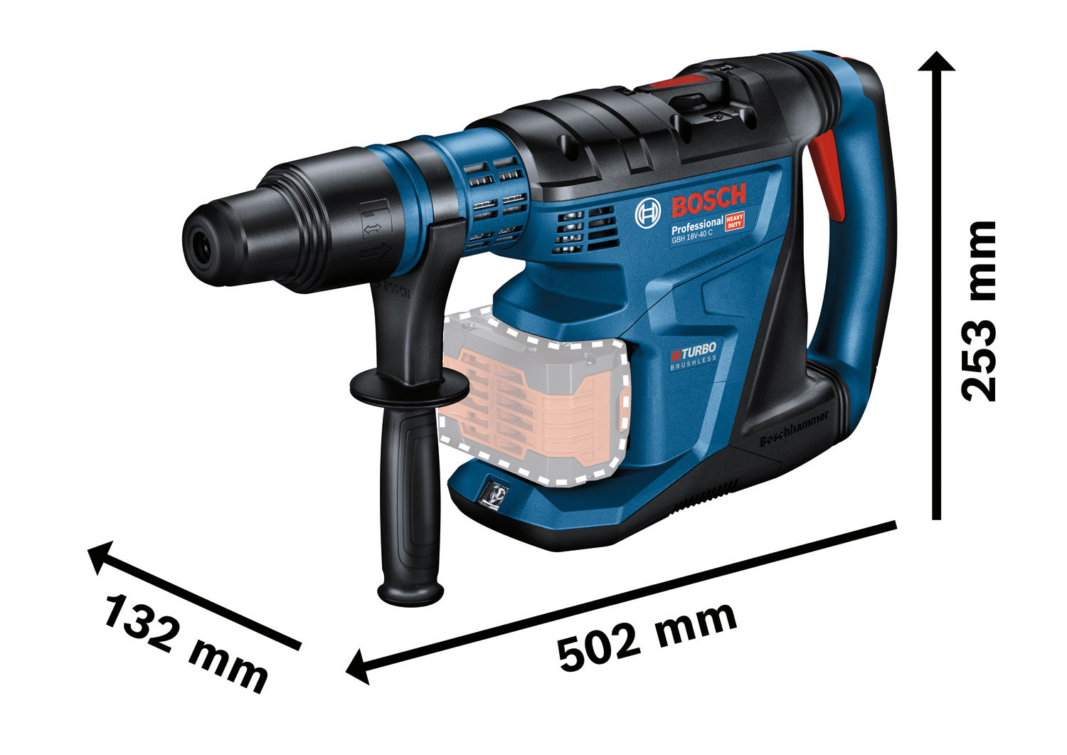 BOSCH GBH 18V-40 C 611 917 120 (obrázek 3)