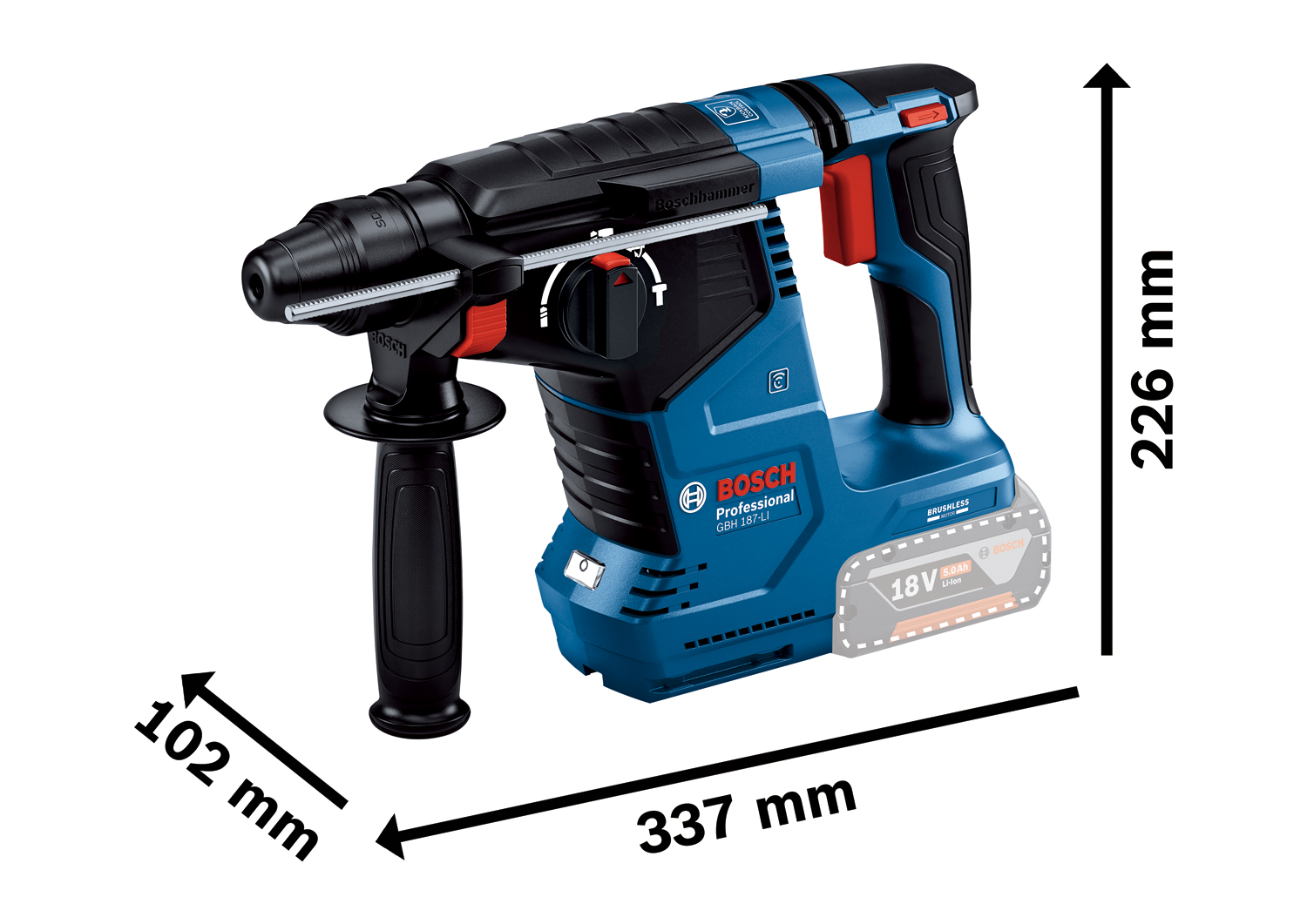 Bosch GBH 187-LI Professional 0 611 923 022