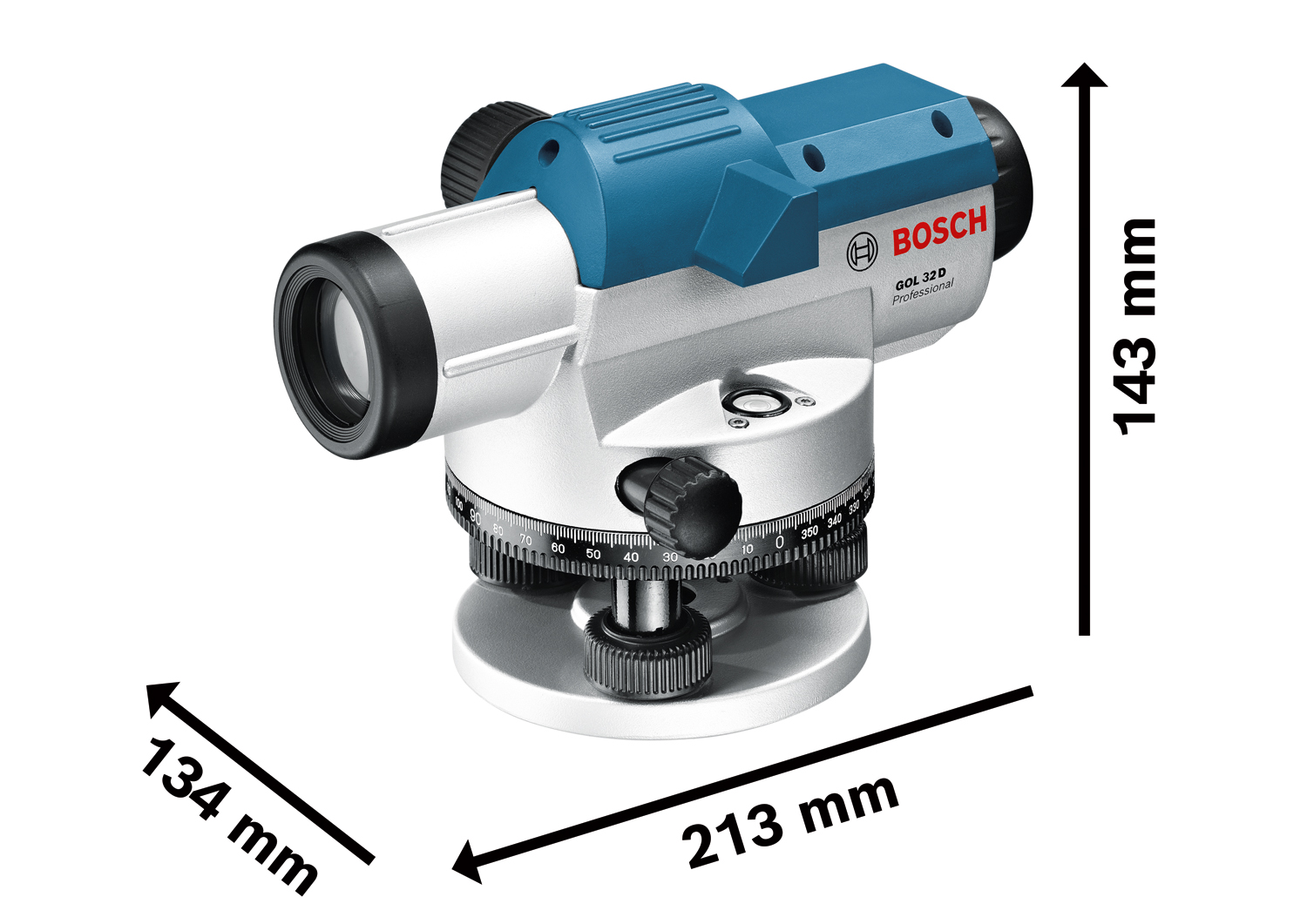 Bosch GOL 32 D Professional + stativ BT 160 + nivelační lať GR 500 0 615 994 0AX