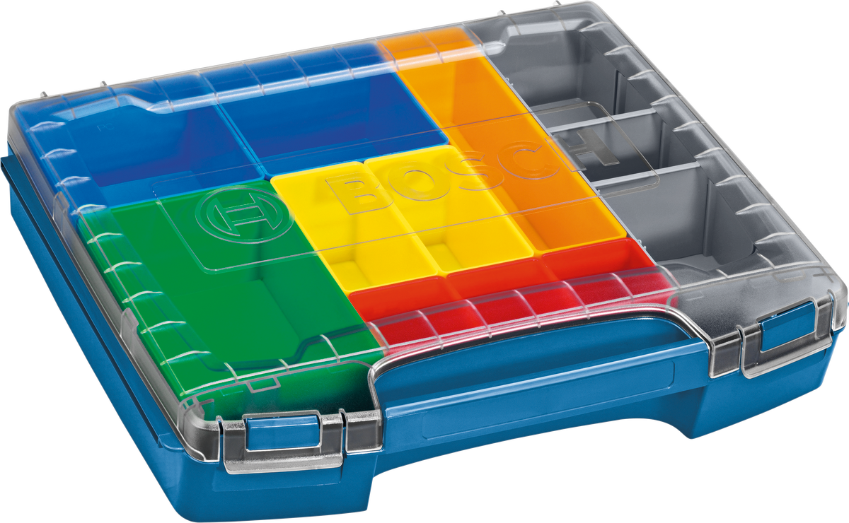 Kufrový systém Bosch i-Boxx 72 + vložené boxy (10ks)