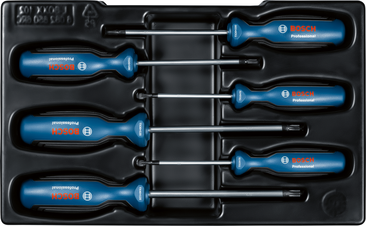 6-dílná sada šroubováků Bosch TRX 10-40