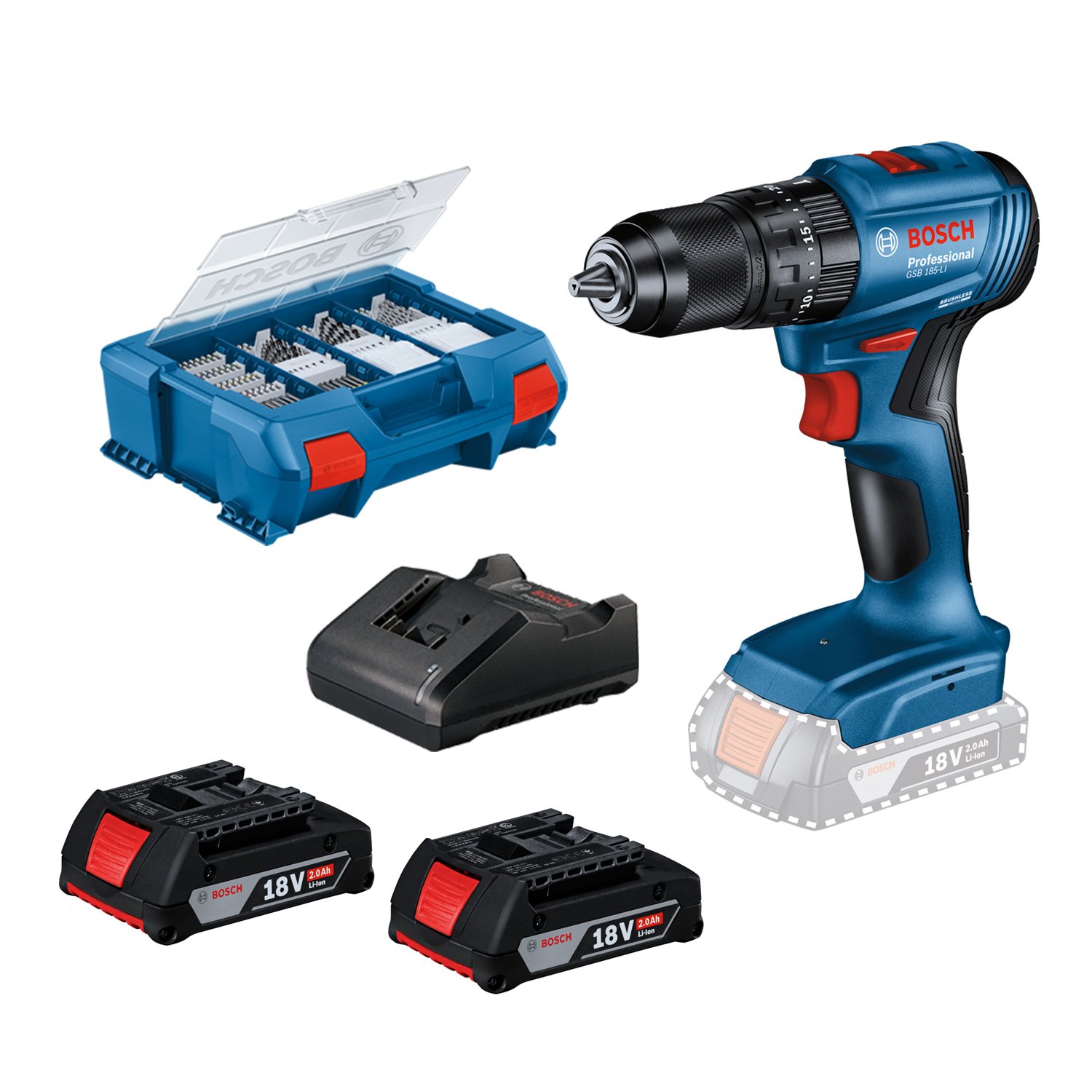 Aku příklepová vrtačka Bosch GSB 185-LI MD