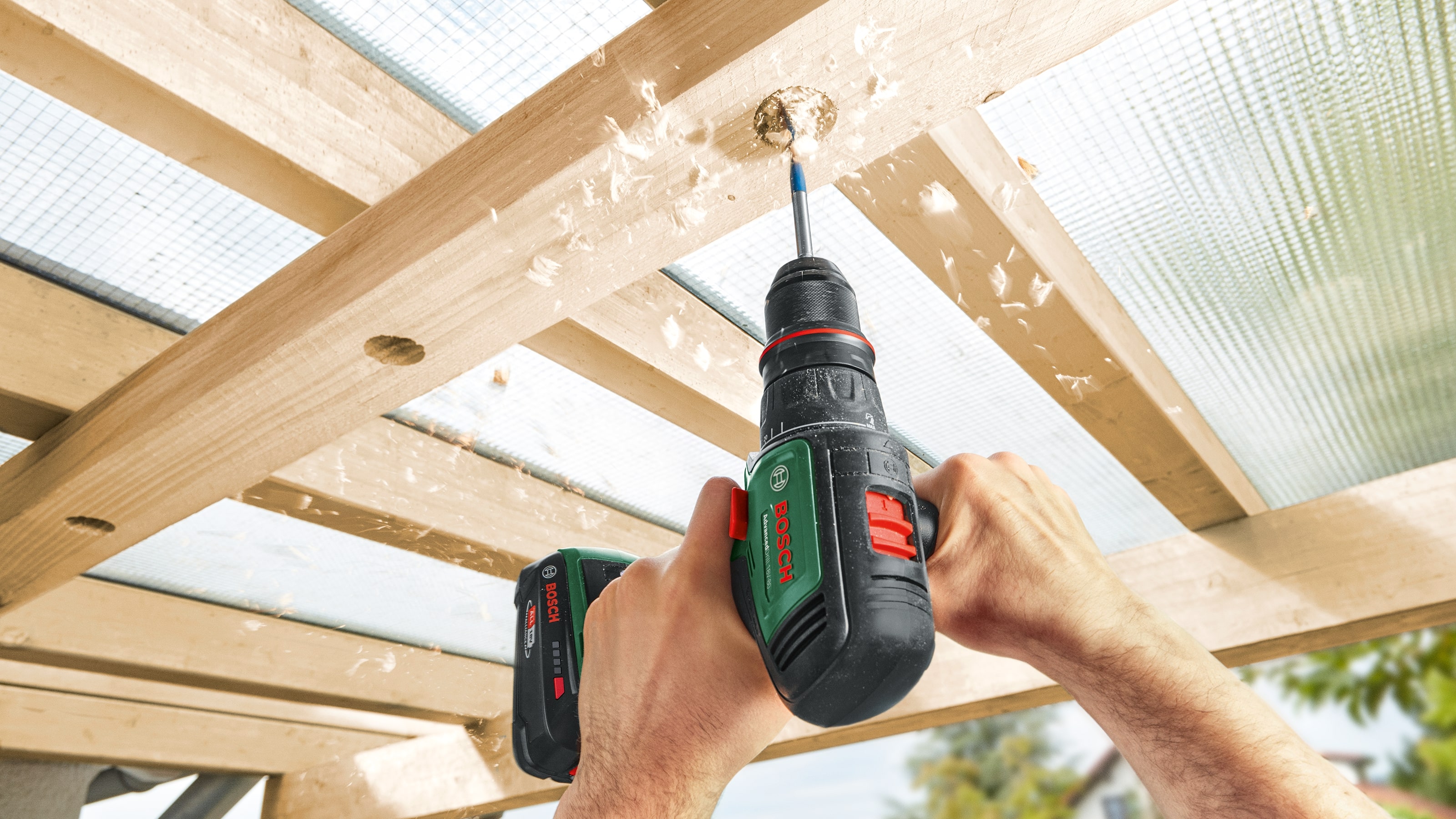 BOSCH Home & Garden Aku vrtačka Bosch AdvancedDrill 18V-80 + příslušenství