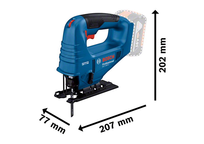 Aku přímočará pila Bosch GST 183 LI