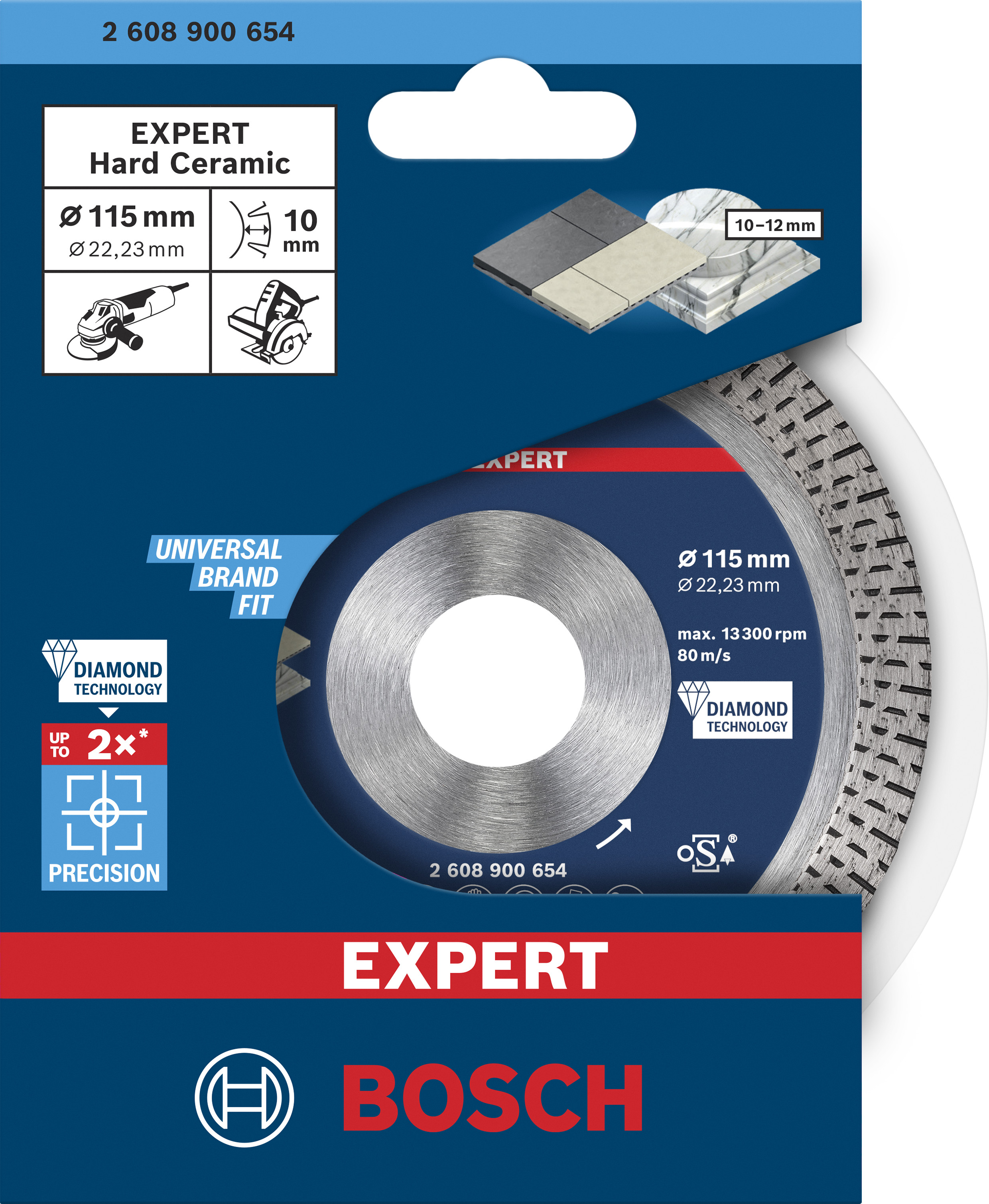 Diamantový řezný kotouč Bosch EXPERT HardCeramic 115 mm (obrázek 3)