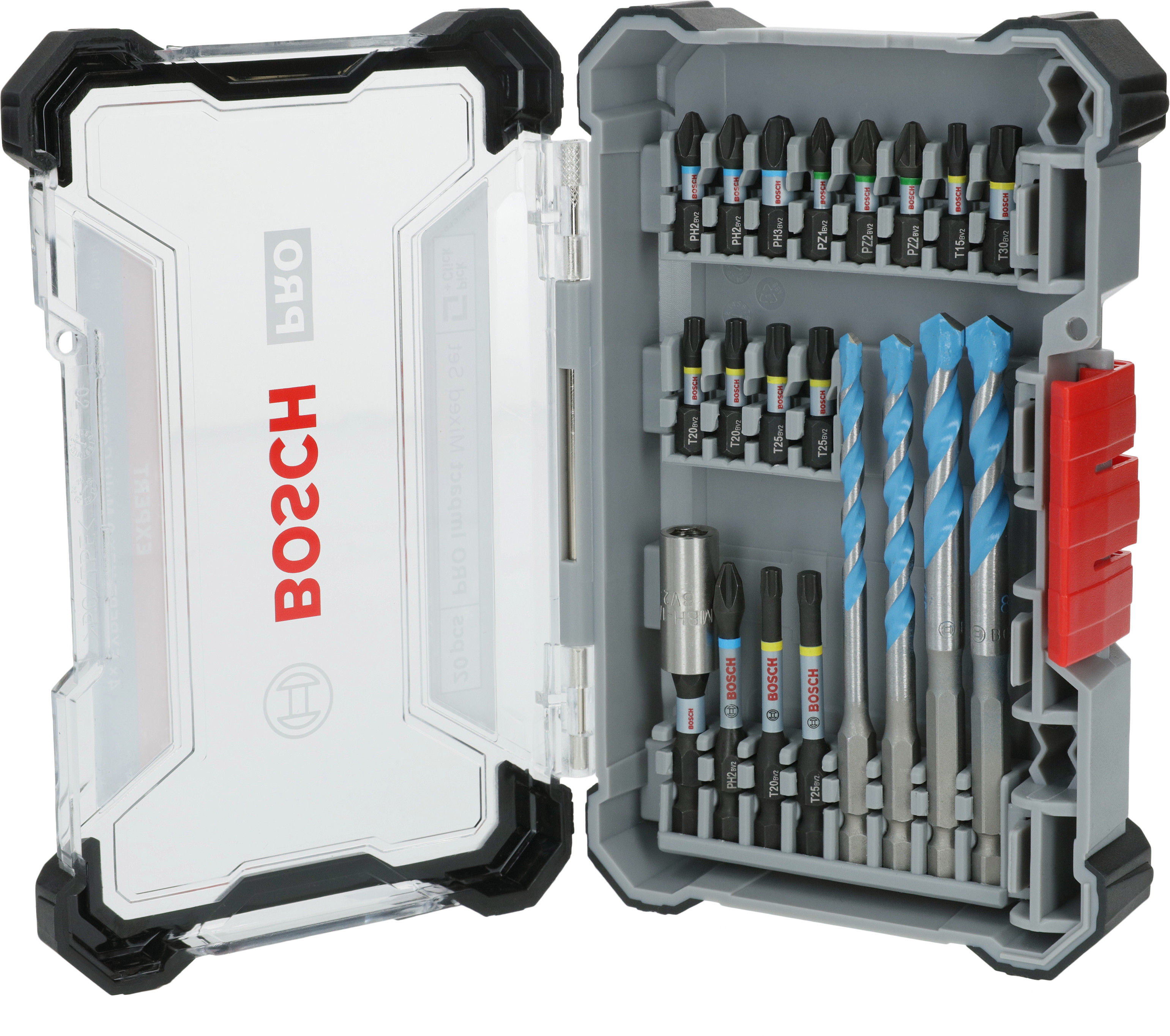 Univerzální sada Bosch PRO Impact Mixed Set (20 ks) - Bity a Multi-vrtáky