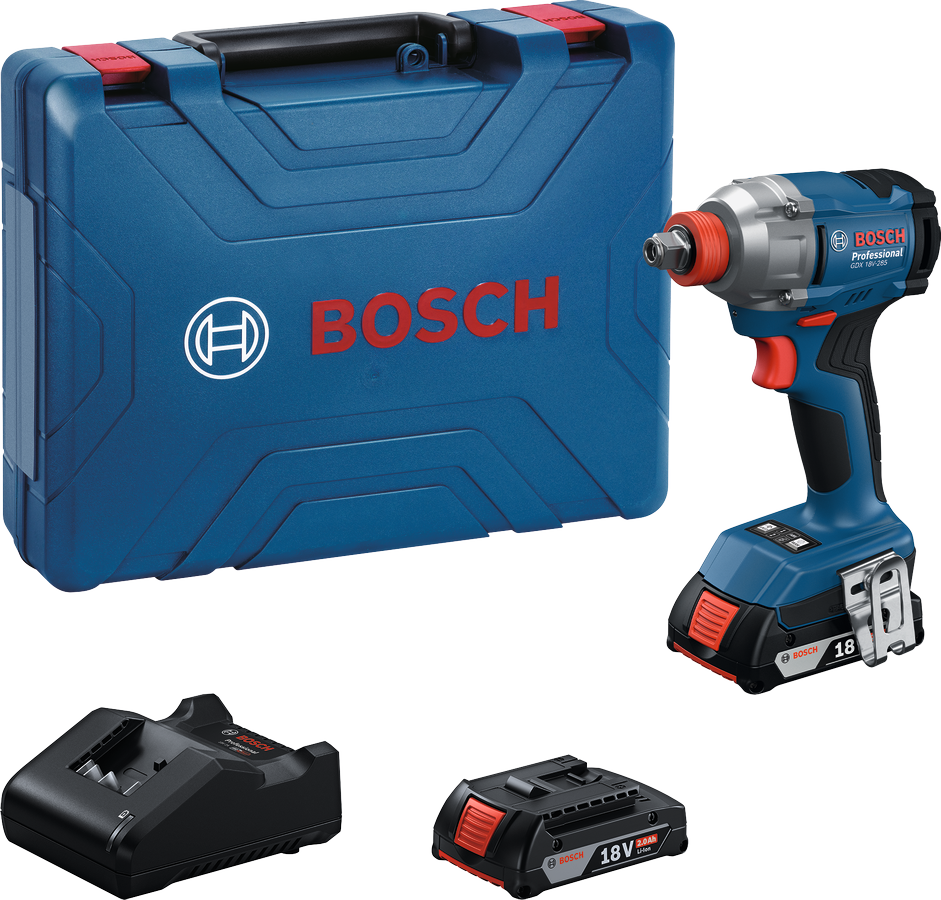 Aku rázový utahovák Bosch GDX 18V-285 (2x2 Ah)