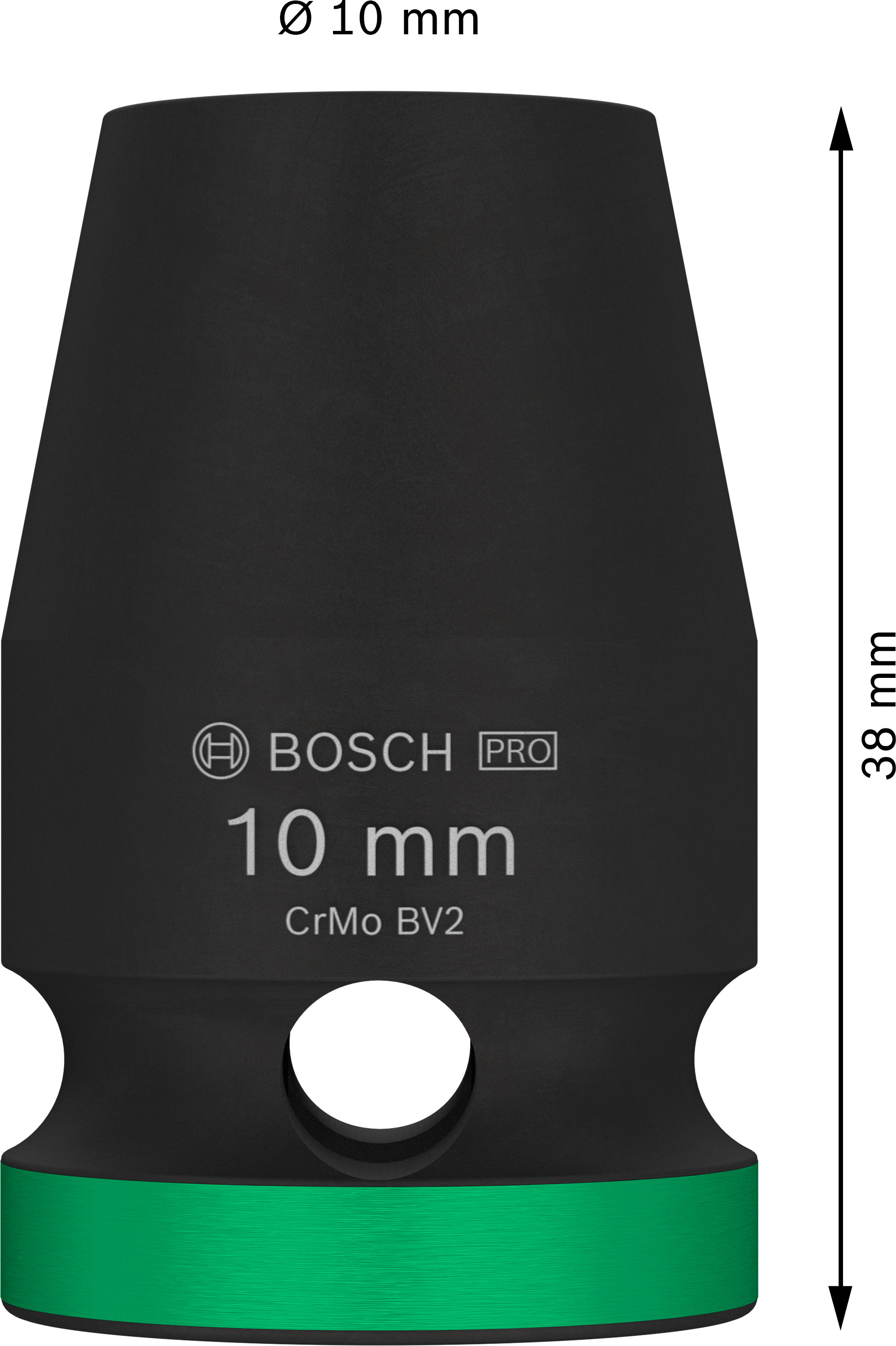 Průmyslová hlavice 1/2" Bosch PRO IMPACT Dostupné varianty: Průmyslová hlavice 1/2" Bosch PRO IMPACT 10 mm