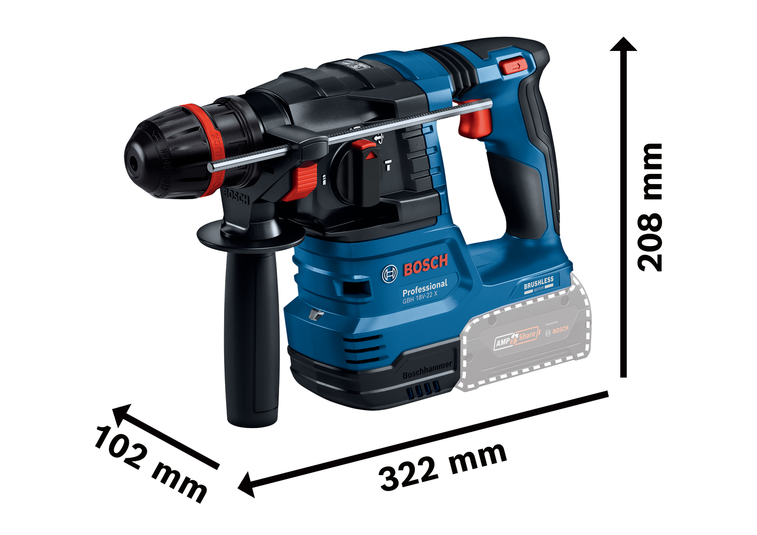 Bosch GBH 18V-22 X 0611924102
