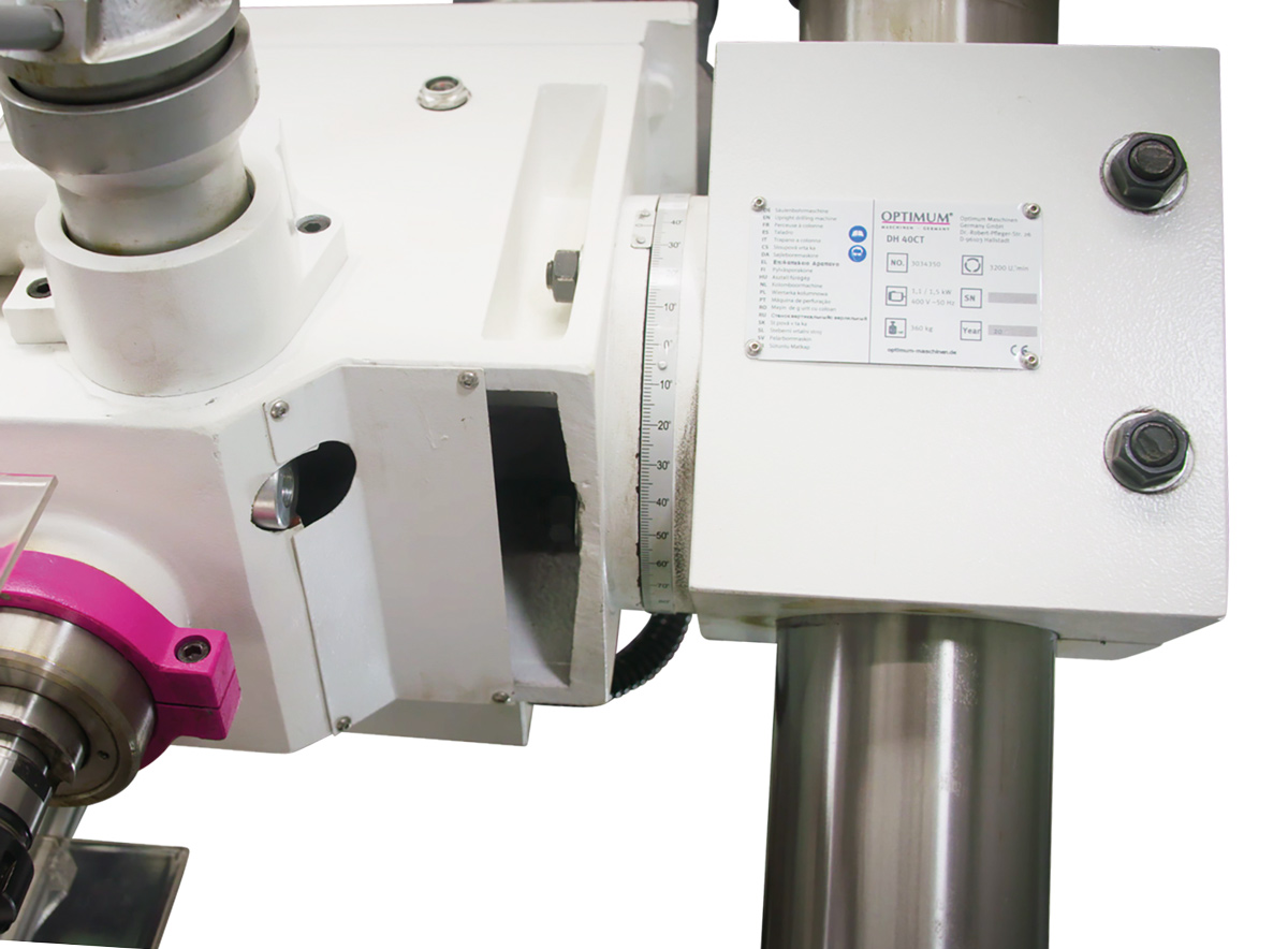 OPTIMUM Sloupová převodová vrtačka OPTIMUM® OPTIdrill DH 40 CTPE (obrázek 3)