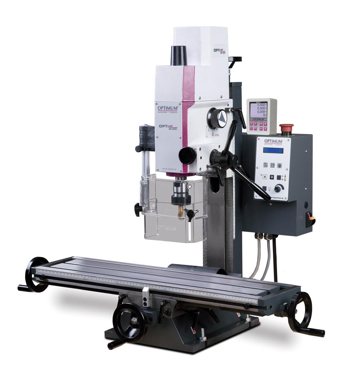 OPTIMUM Vrtačko-frézka OPTIMUM® OPTImill MH 20 VLD