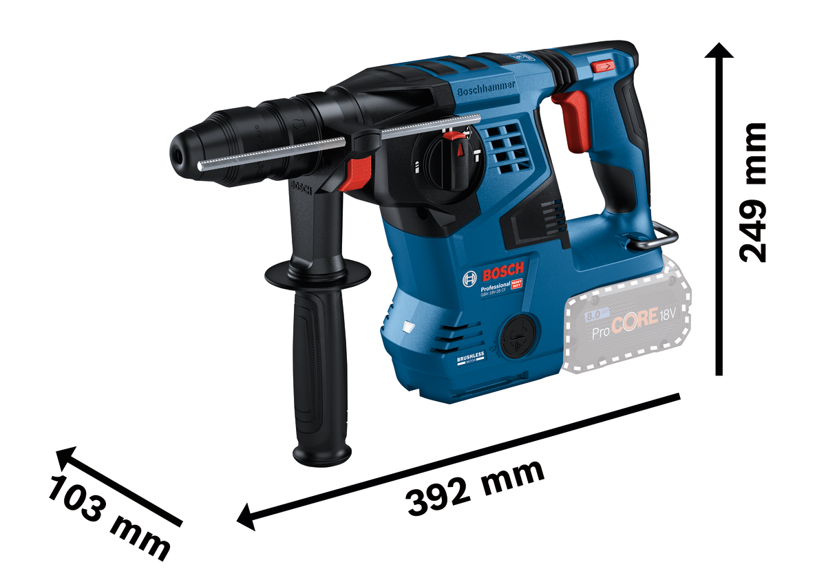 Bosch GBH 18V-28 CF GDE 0611921004