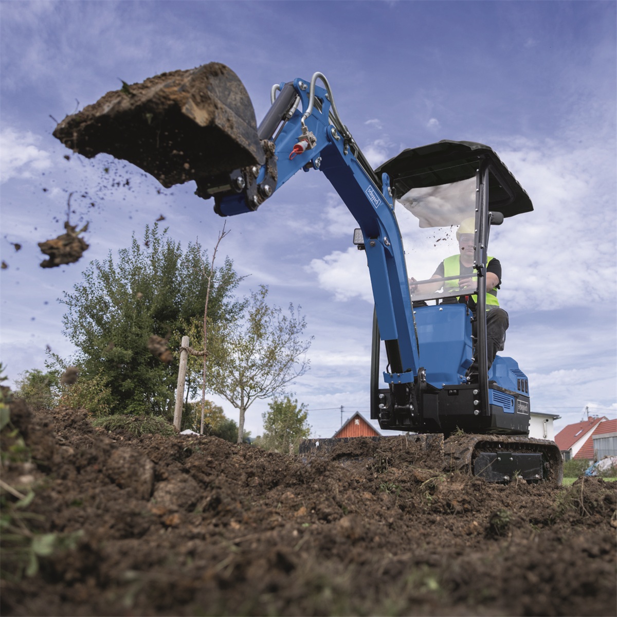 Minibagr Scheppach EXC 1400