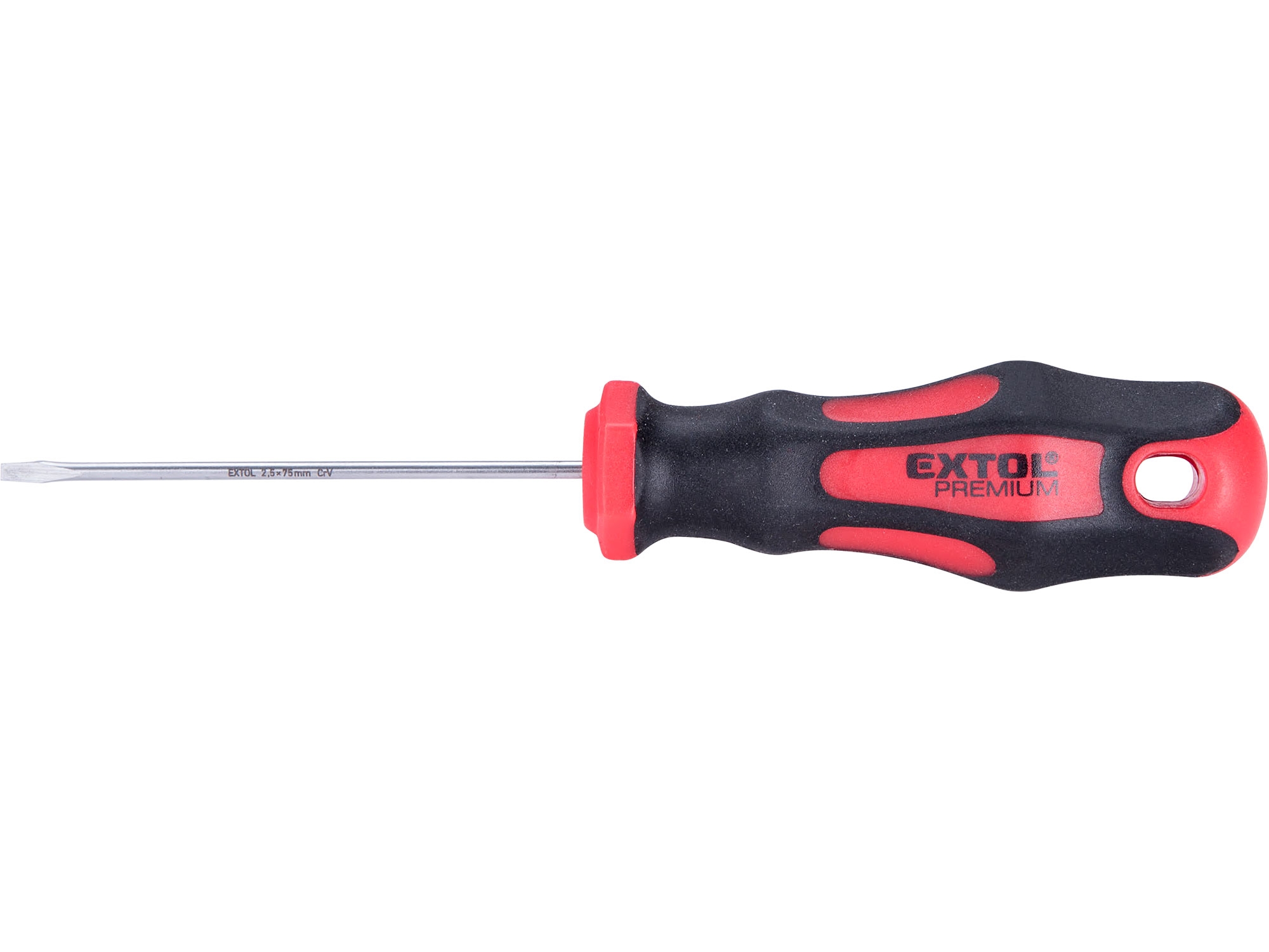 Plochý šroubovák PL EXTOL PREMIUM CrV Dostupné varianty: Plochý šroubovák PL EXTOL PREMIUM CrV|5,5 x 100 mm