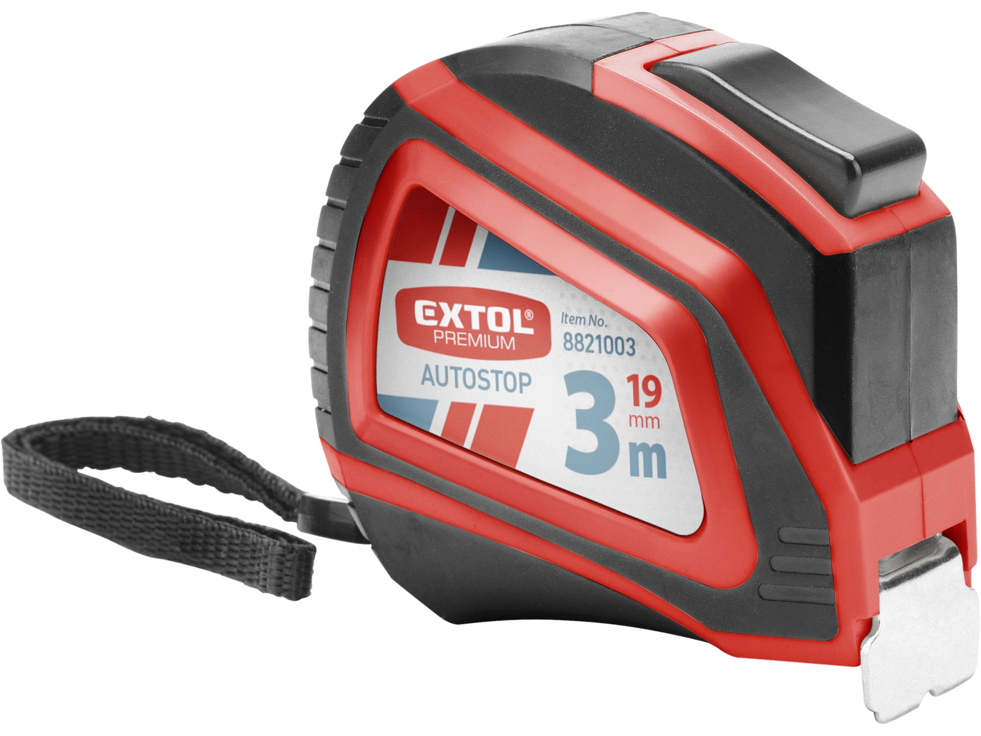 EXTOL PREMIUM Metr svinovací, 3m, 3m, š. pásku 19mm