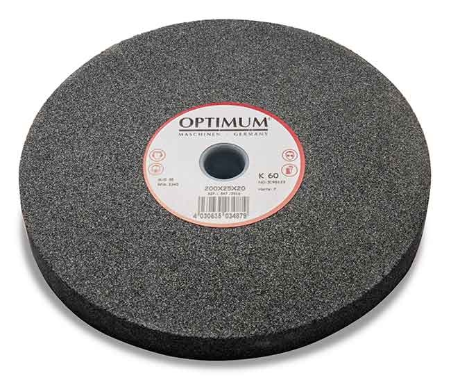 OPTIMUM Brusný kotouč 250 x 30 x 25 mm - K60, tvrdost M, korund