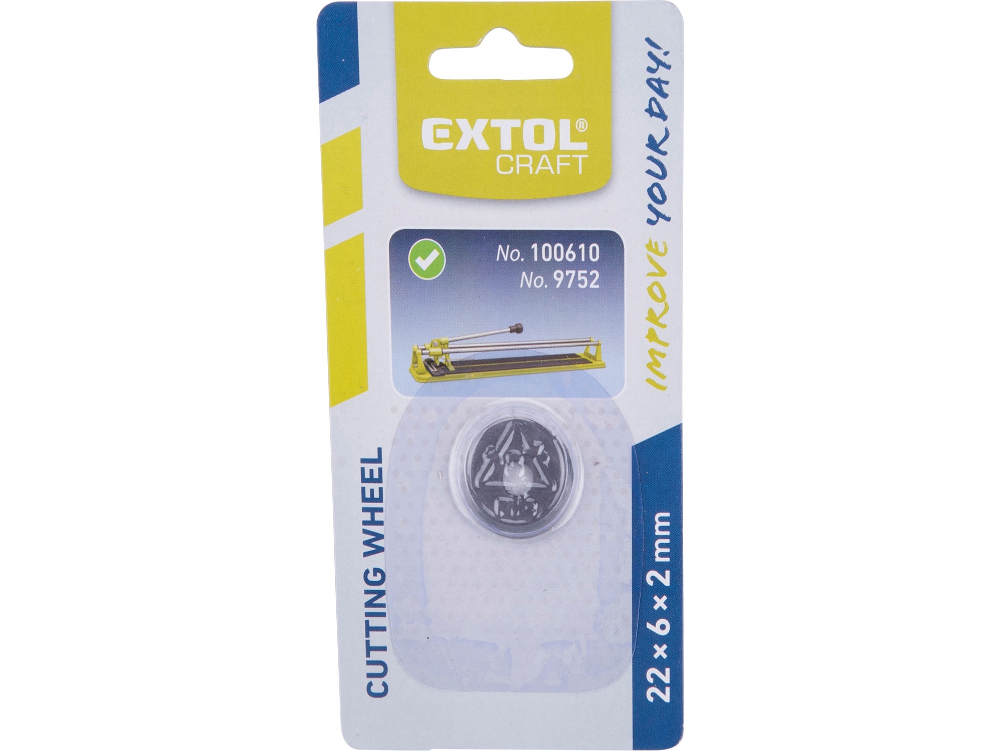 EXTOL CRAFT Náhradní kolečko do řezačky 22x6x2mm 103220