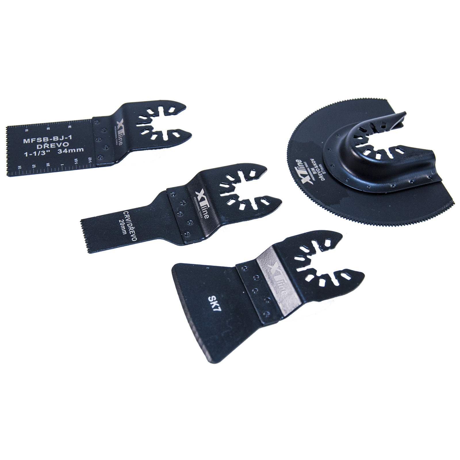 XTline Sada nástrojů k multifunkční brusce 4ks, XT106204