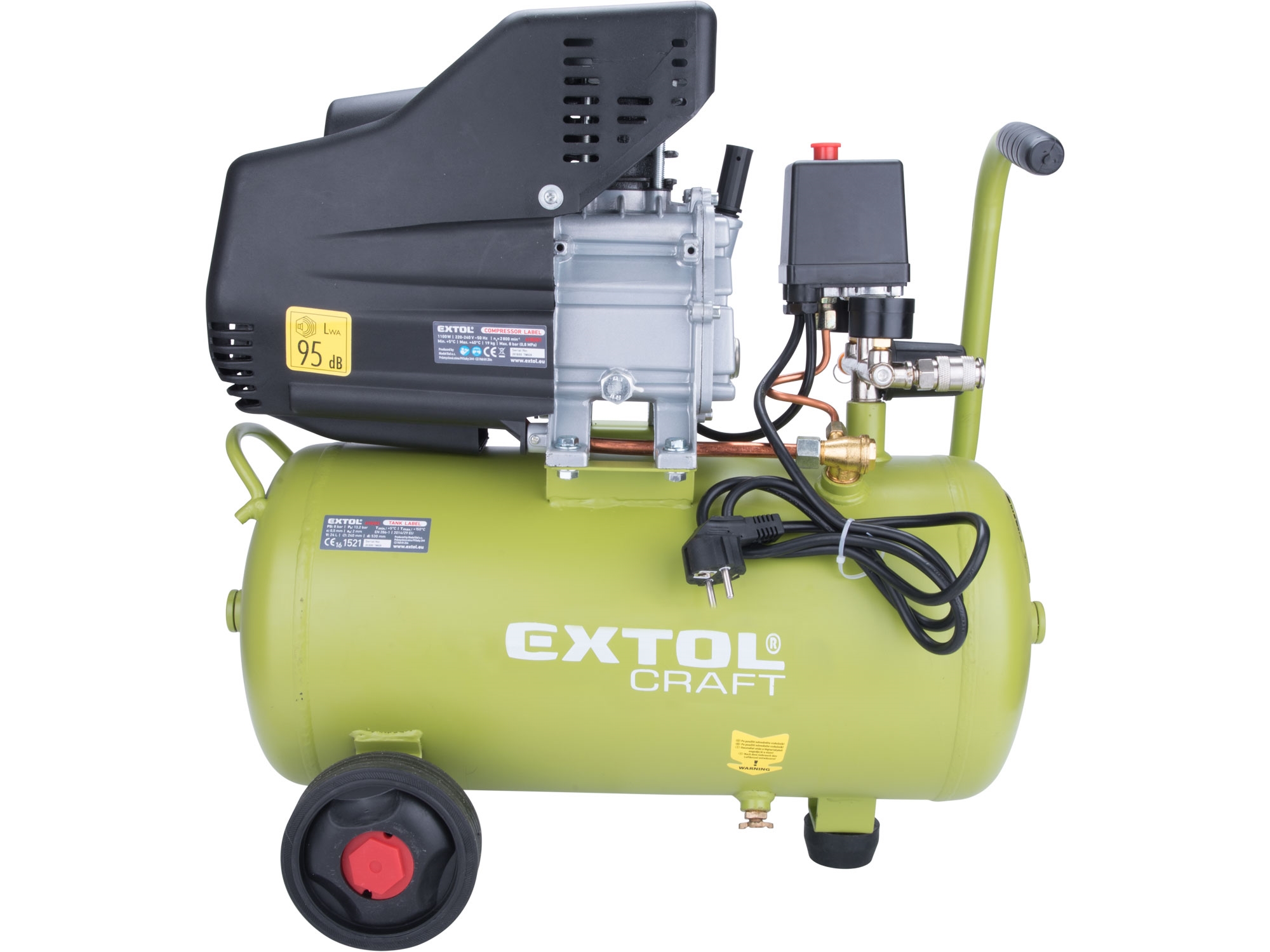 Olejový kopresor EXTOL CRAFT 418201