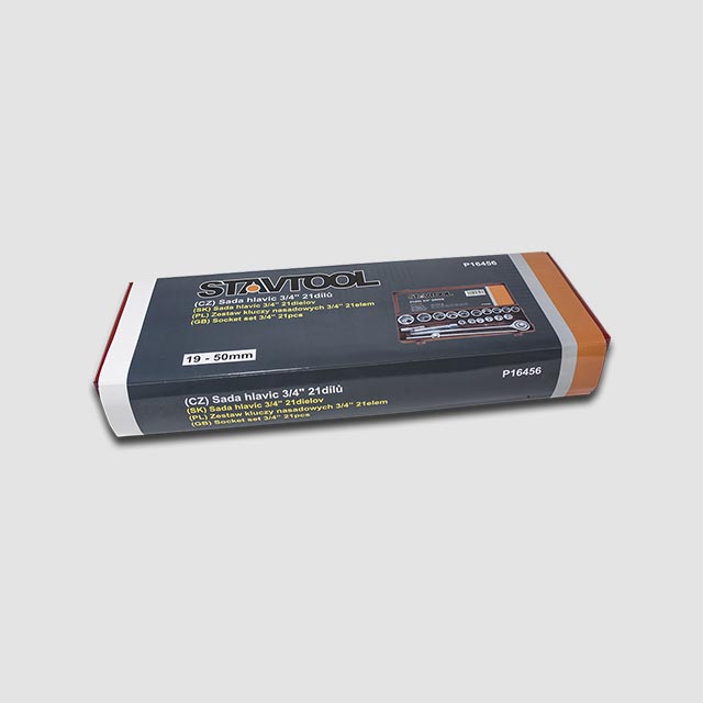 STAVTOOL P16456 Sada hlavic 3/4″ 19-50 mm 21 dílů