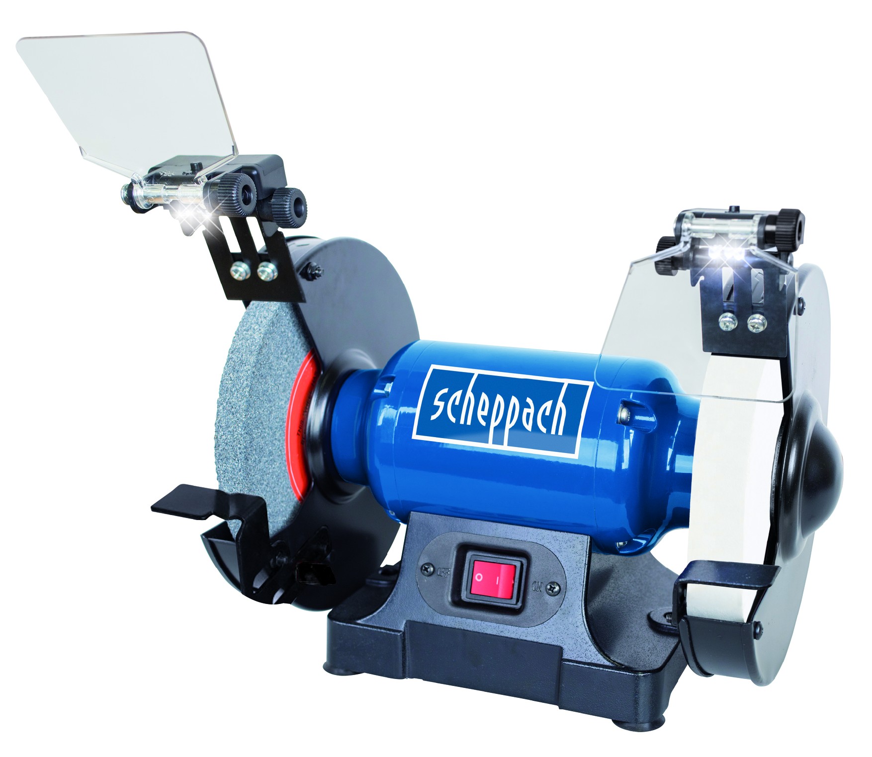 Dvoukotoučová bruska Scheppach SM 200 AL