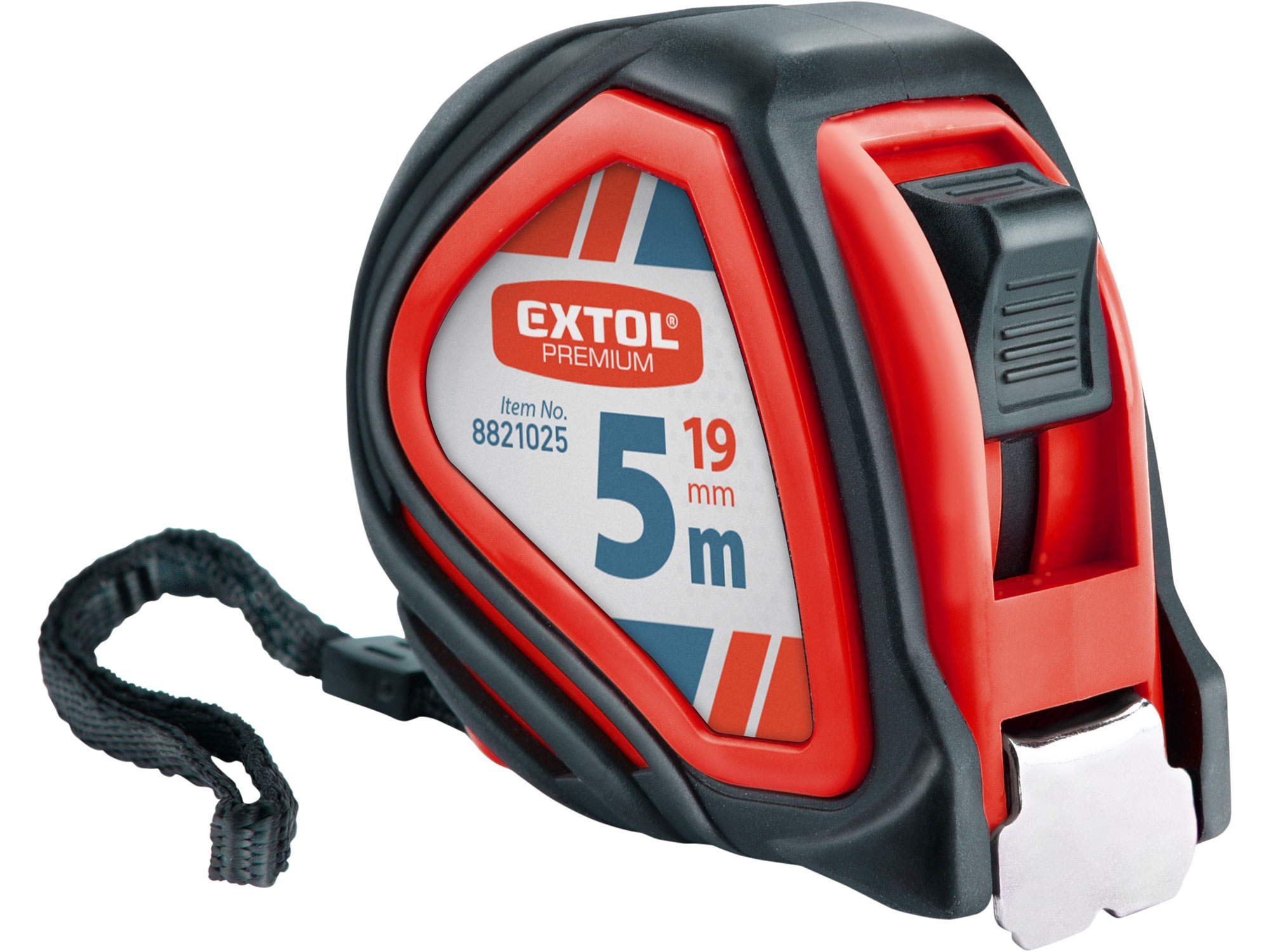 EXTOL PREMIUM Metr svinovací, 5m, š. pásku 19mm